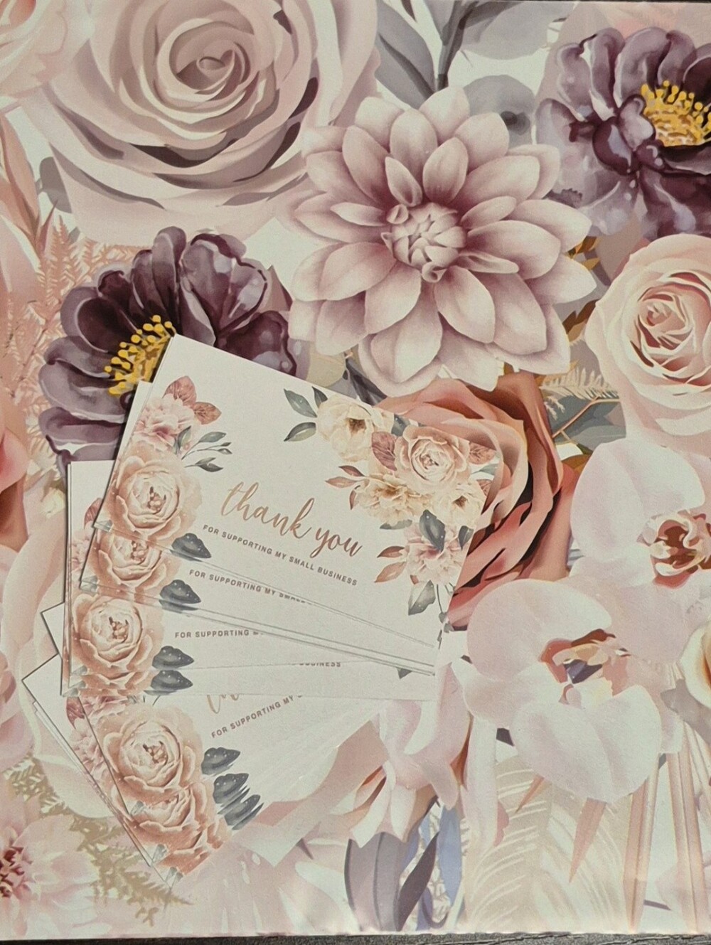 Poly Mailer Set 10x13  - Choose 25 Pink Or 25 Red Roses + 25 Thank You Cards
